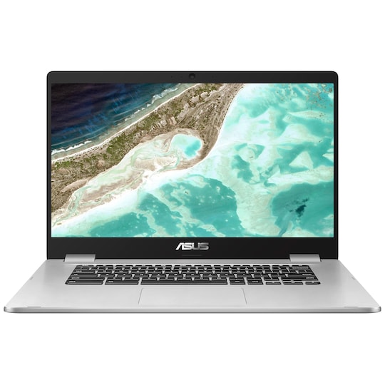 Asus Chromebook C523 15,6" HD bærbar computer (sølv/sort)