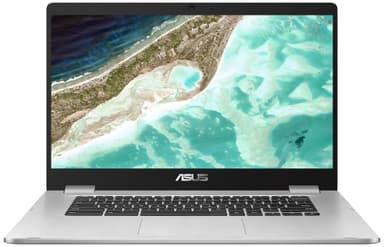 Asus Chromebook C523 15,6" HD bærbar computer (sølv/sort)