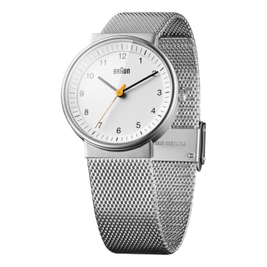 Braun klassisk ur med mesh armbånd