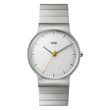 Braun klassisk slim ur med rustfrit stål armbånd