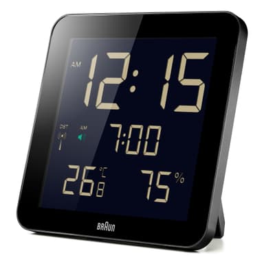 Braun digitalt radio kontrolleret vægur