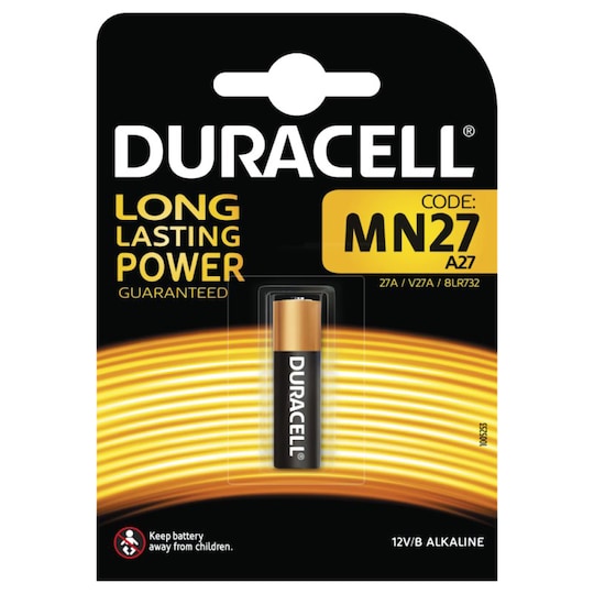 Duracell sikkerhedsbatteri MN27