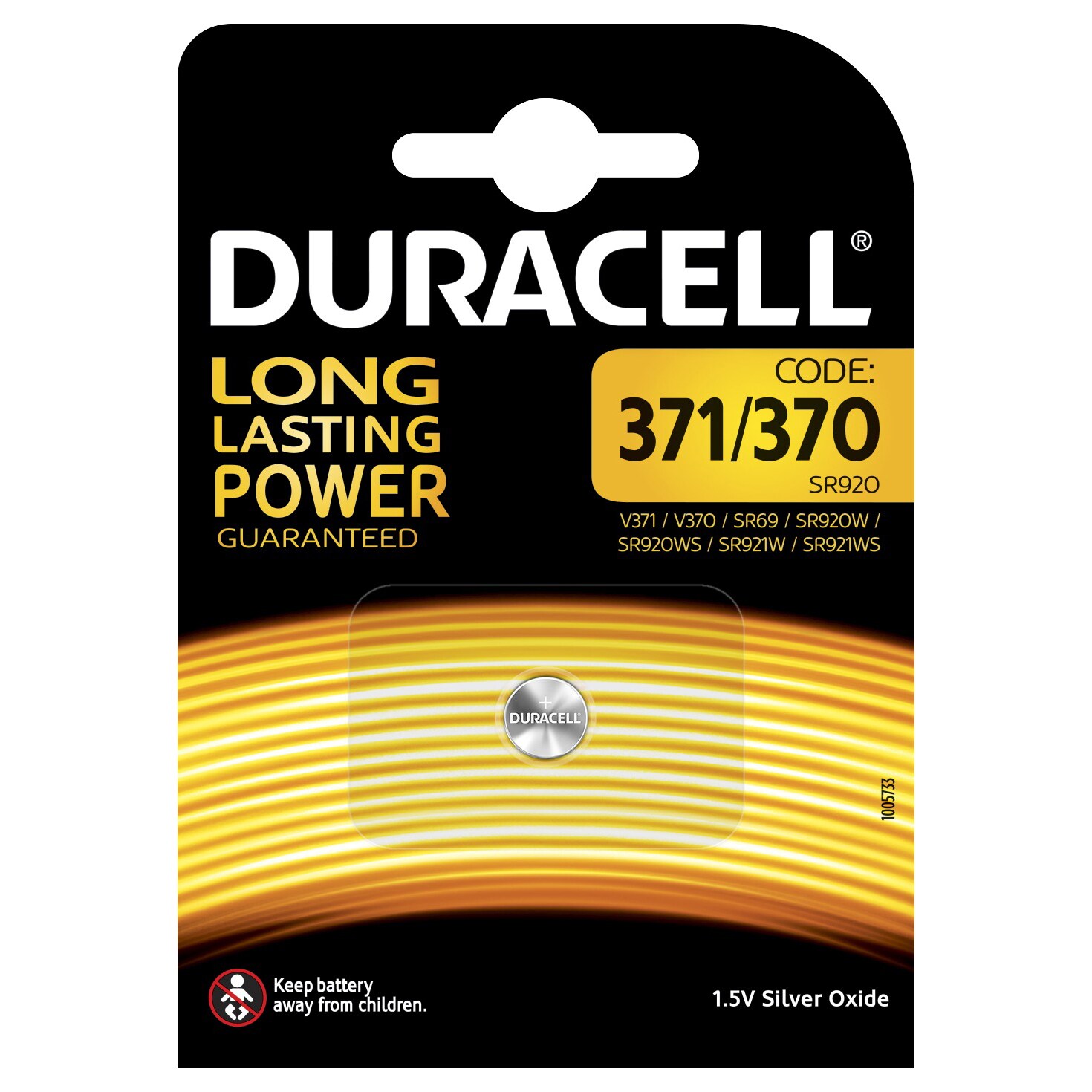 Duracell batteri til ure 371/370 thumbnail