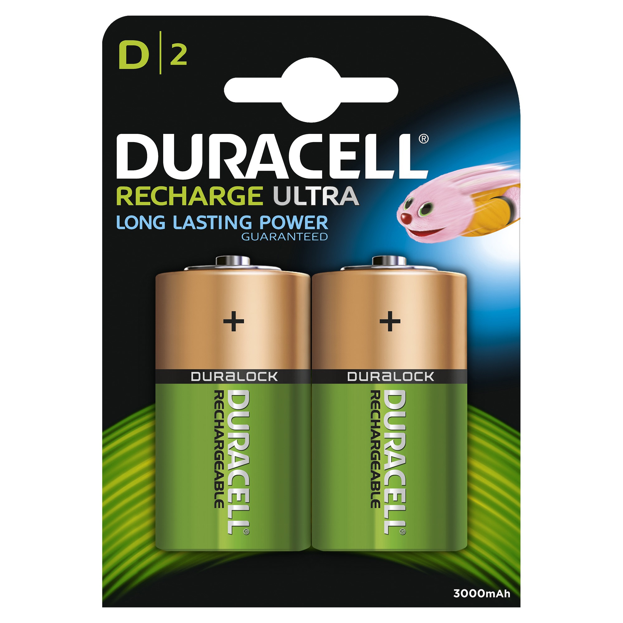 Duracell Recharge Plus D 3000mAh batterier - 2 stk thumbnail