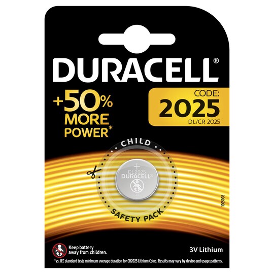 Duracell batteri CR2025