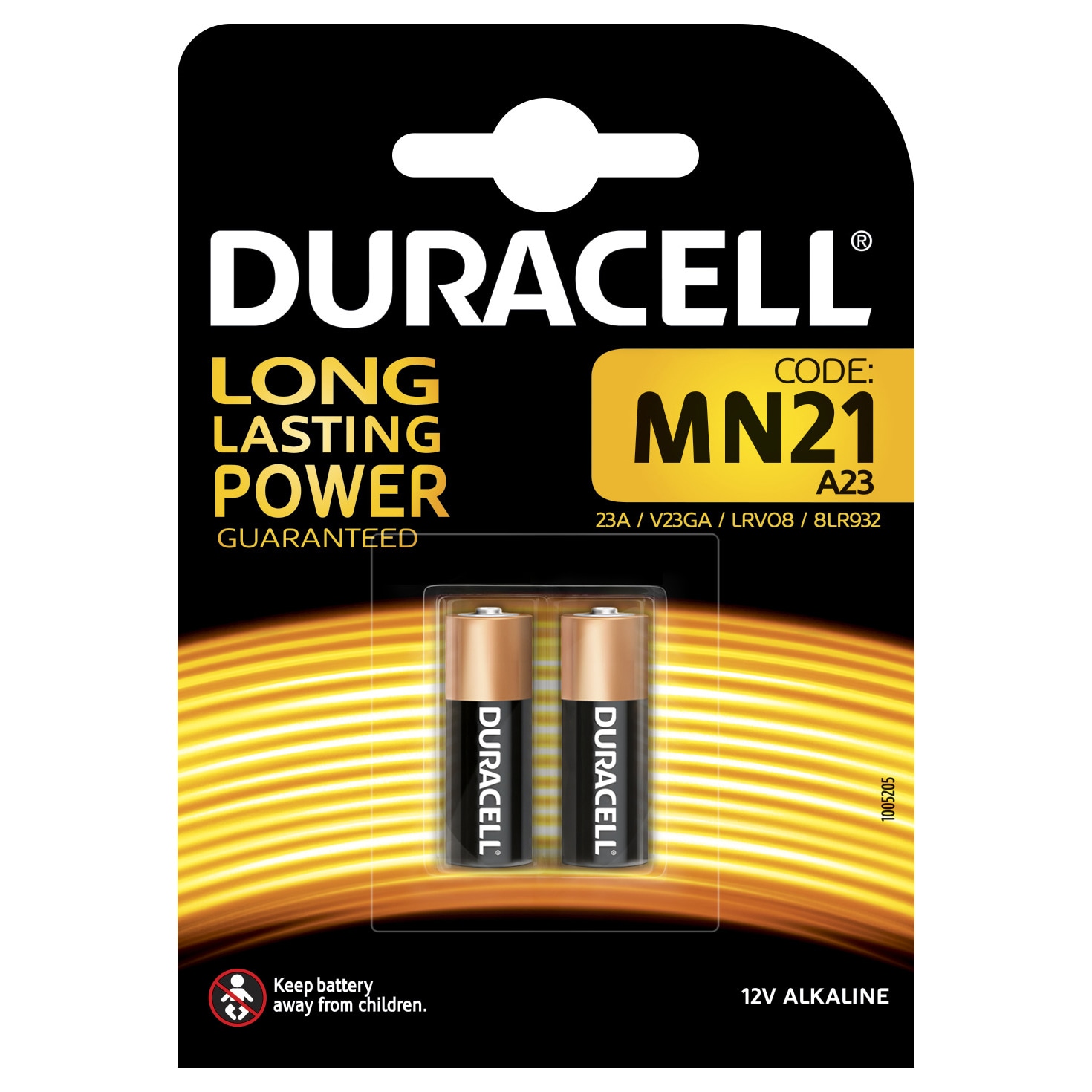 Duracell batteri til bilalarmer MN21 - 2 stk thumbnail