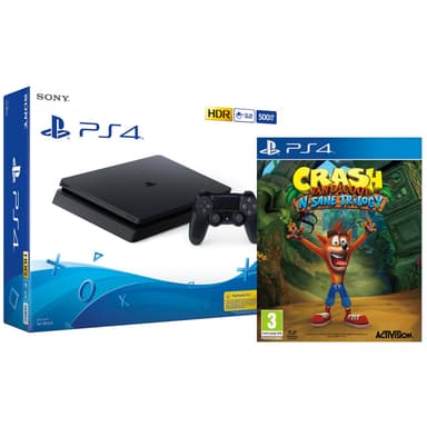 bleg Forudsige syv PlayStation 4 Slim 500 GB + Crash Bandicoot N Sane tri. | Elgiganten