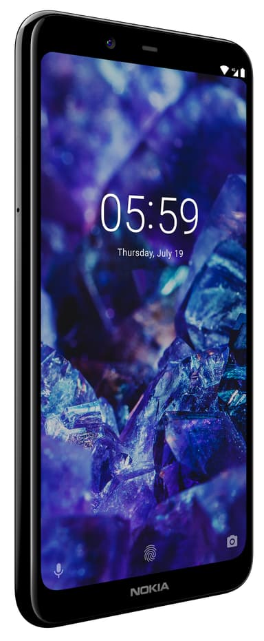 Nokia 5.1 Plus smartphone (gloss black)