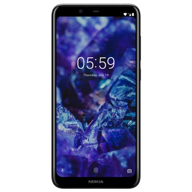 Nokia 5.1 Plus smartphone (gloss black)