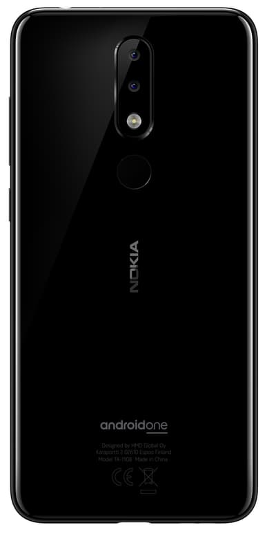 Nokia 5.1 Plus smartphone (gloss black)