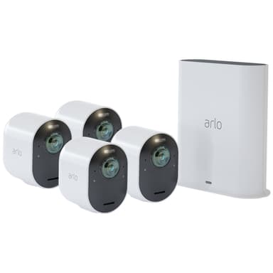 Arlo Ultra 4K trådløst sikkerhedssystem (4-pak)