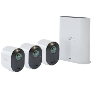 Arlo Ultra 4K trådløst sikkerhedssystem (3-pak)