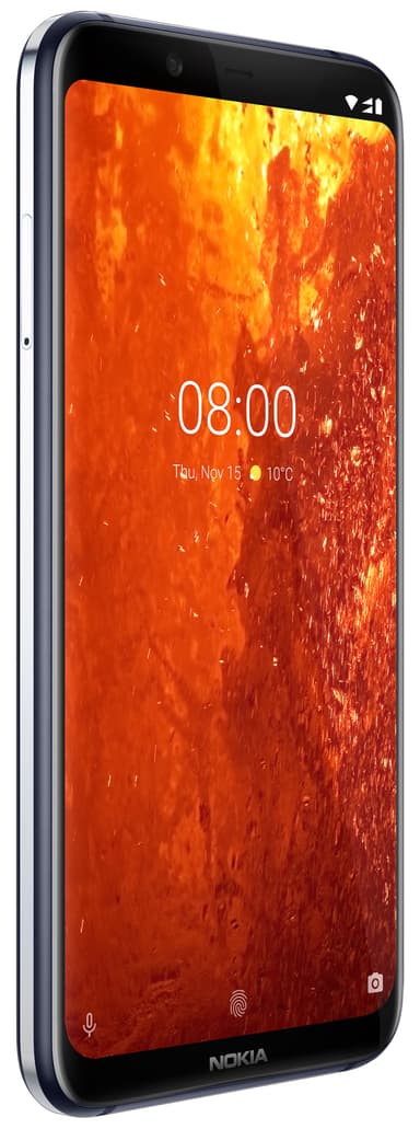 Nokia 8.1 smartphone (blå/sølv)
