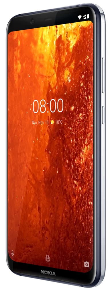 Nokia 8.1 smartphone (blå/sølv)