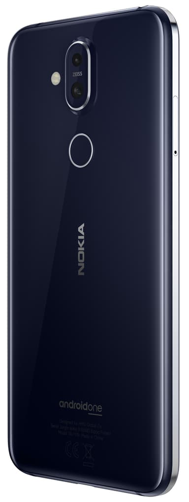 Nokia 8.1 smartphone (blå/sølv)
