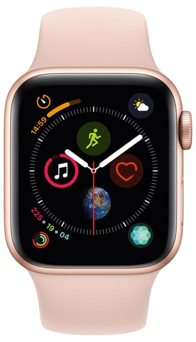 Apple Watch Series 4 40mm (guld alu/pink sand sportsrem)