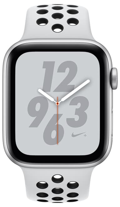 Apple Watch Series 4 Nike+ 44 mm (sølv alu/platin+black sort rem)