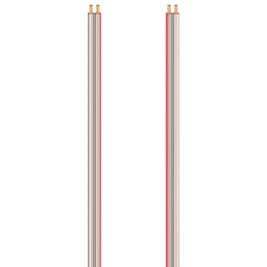Hama højtalerkabel 2 x 1,5 mm² (10 m/gennemsigtig)