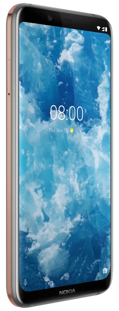 Nokia 8.1 smartphone (stål/kobber)