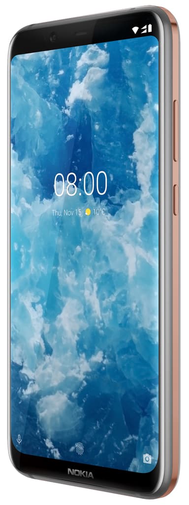 Nokia 8.1 smartphone (stål/kobber)
