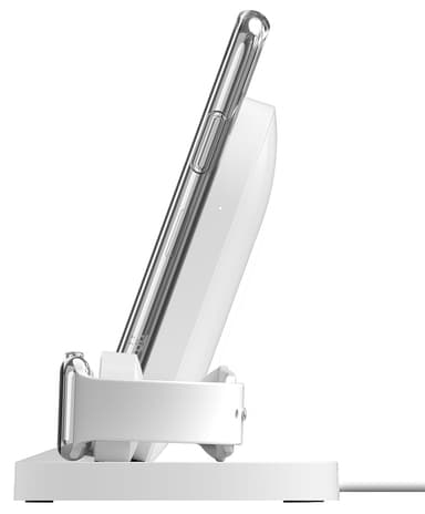 Belkin BOOST UP trådløs opladerdock til iPhone/Apple Watch (hvid)
