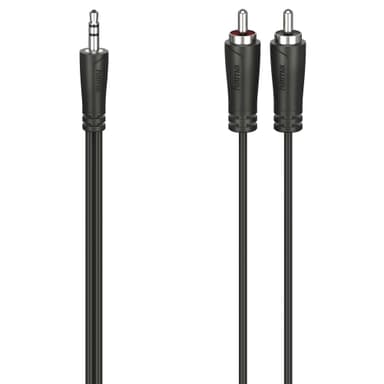 Hama 3,5 mm - 2x RCA lydadapterkabel (3 m)