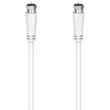 Hama satellitkabel (hvid/5 m)