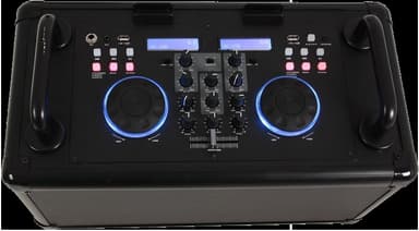 Ibiza dj boombox med bluetooth, 200w