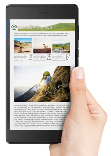 Lenovo Tab E7 Essential 7" tablet 16 GB wi-fi (sort)
