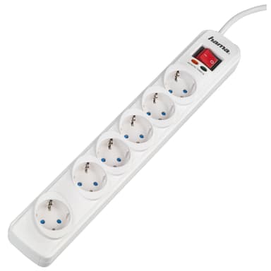Hama forlængerledning 1,5 m (6 pladser)