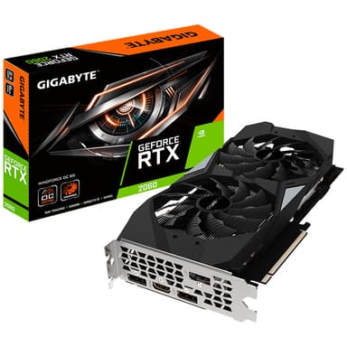Gigabyte GeForce RTX 2060 WindForce OC grafikkort 6G