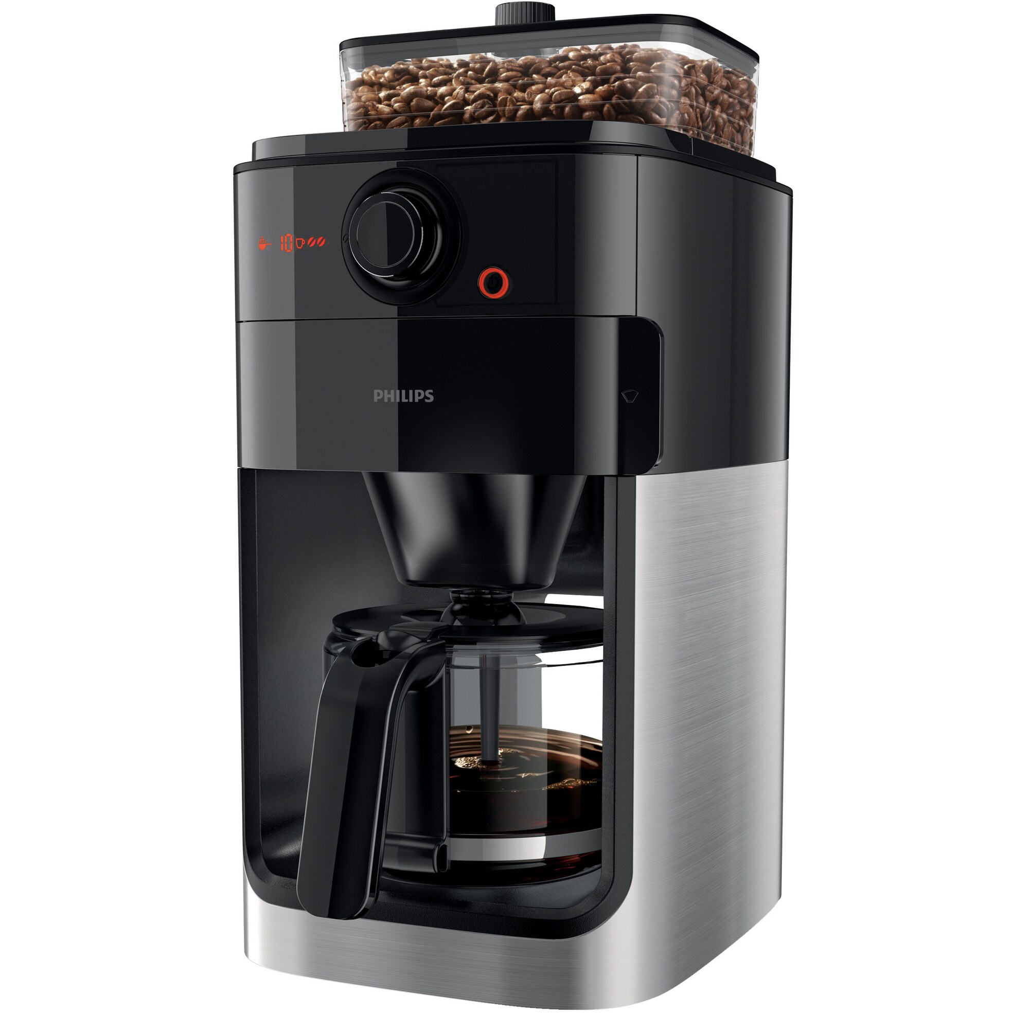 Philips Grind & Brew kaffemaskine HD7767/00 thumbnail