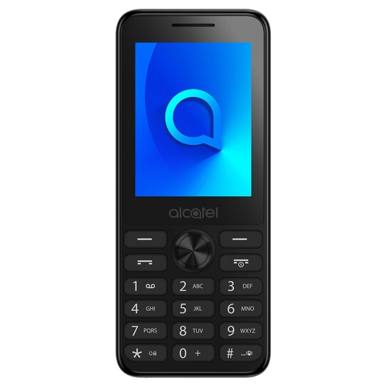 Alcatel 20.03 mobiltelefon (mørkegrå)