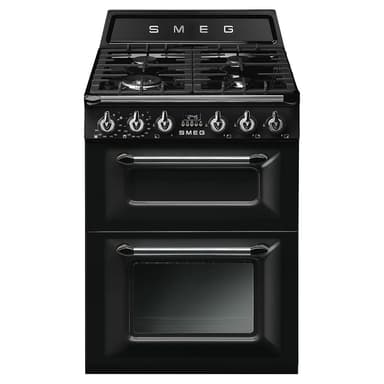 Smeg Victoria gaskomfur TR62BL (sort) thumbnail