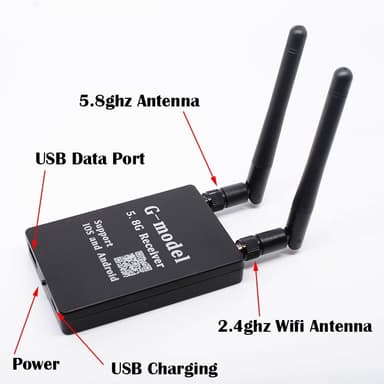 5.8Ghz Receiver til iOS & Android