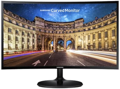 Samsung C24F390 23,5" buet skærm (sort)