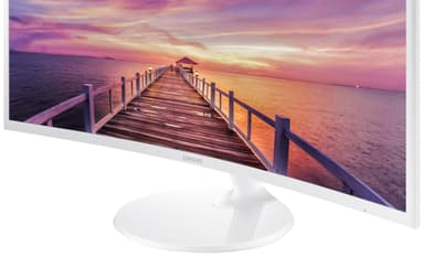 Samsung C32F391 32" buet skærm (hvid)