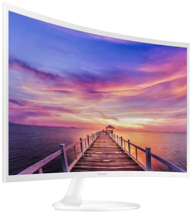 Samsung C32F391 32" buet skærm (hvid)