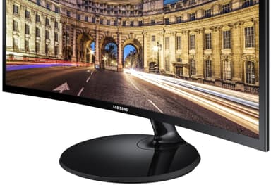 Samsung C24F390 23,5" buet skærm (sort)