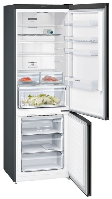 Siemens iQ300 kølefryseskab KG49NXX4A (sort/stål)