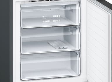 Siemens iQ300 kølefryseskab KG49NXX4A (sort/stål)