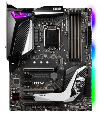 MSI MPG Z390 Gaming Pro Carbon AC bundkort