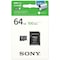 Sony Micro SD hukommelseskort 64 GB + adapter
