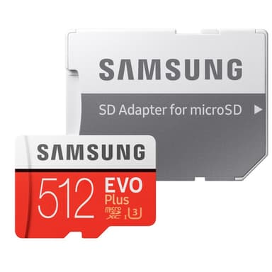 Samsung Evo Plus Micro SDXC UHS-3 kort 512 GB