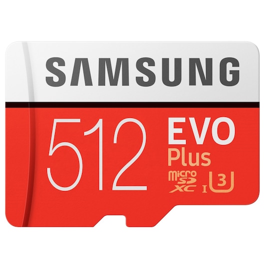 Samsung Evo Plus Micro SDXC UHS-3 kort 512 GB