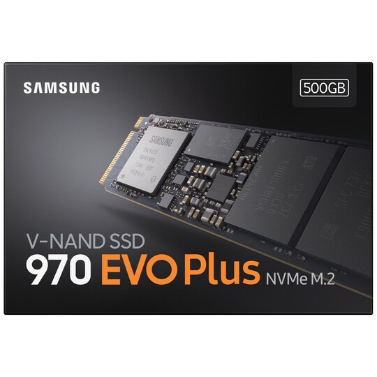 Samsung 970 EVO Plus intern M.2 SSD (500 GB)