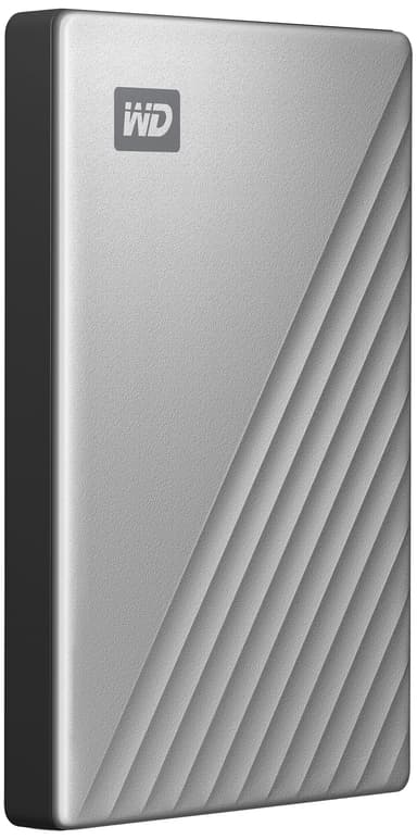 WD My Passport Ultra USB-C bærbar harddisk 2 TB (sølv)