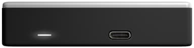 WD My Passport Ultra USB-C bærbar harddisk 4 TB (sølv)