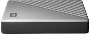 WD My Passport Ultra USB-C bærbar harddisk 4 TB (sølv)