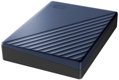 WD My Passport Ultra USB-C bærbar harddisk 4 TB (blå)